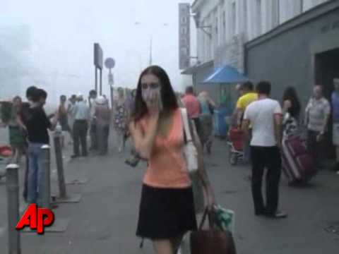 Moscow Opens Anti Smog Centers As Fires Burn