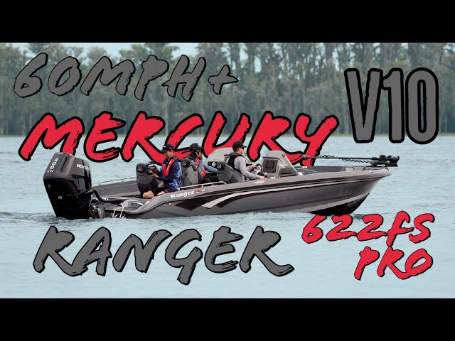 Single Mercury V10 on a Ranger 622FS Pro 