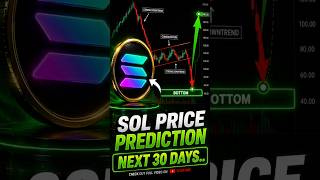 SOL PRICE PREDICTION FOR NEXT 30 DAYS #shorts