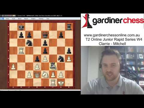 Gardiner Chess Rapid Series Game Highlight