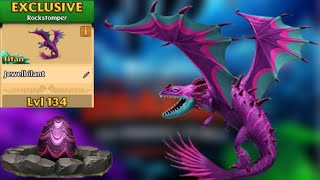 Jewelbilant Max Level 134 An Mode - New Exclusive Rockstomper - Dragonsrise Of Berk