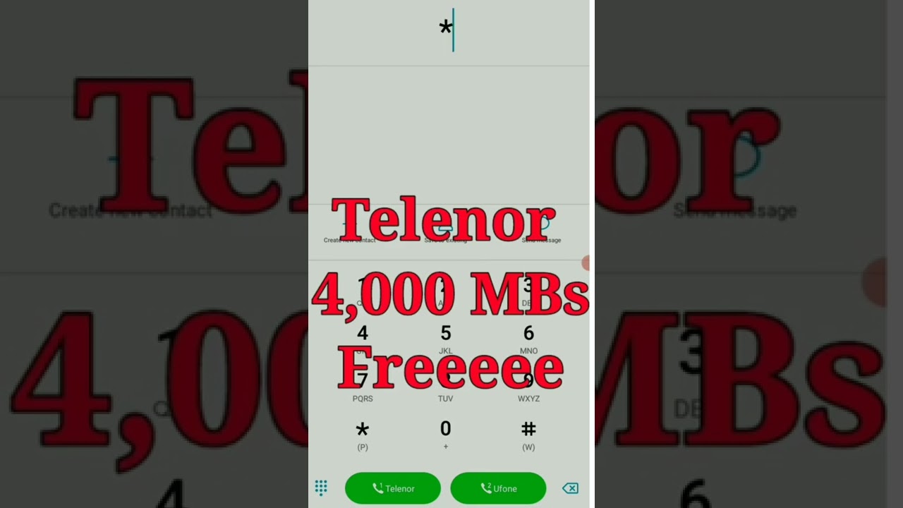 Telenor Free Internet New Codes | Telenor Free Internet Code 2022|Free Internet On Telenor