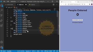 Passenger Counter App using HTML, CSS and JavaScript | LUMEO ACADEMY