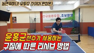 [티밸런스/편집본] 놀면뭐하니 '윤홍균선수가 사용하는 구질에 따른 리시브 방법'