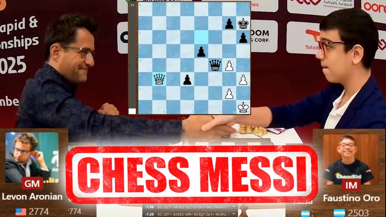 CHESS MESSI! GM Levon Aronian vs IM Faustino Oro