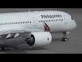 Philippine Airlines 1st Airbus A350-900 RP-C3501 Pushback and Takeoff [HND/RJTT]