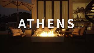 Elementi Plus Athens Porcelain Top Fire Table