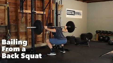 How to Bail from a Back Squat