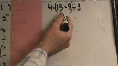 Lesson 7-2: Simplifying Expressions & Grouping Symbols