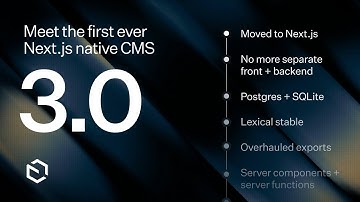 The first CMS that installs directly into any Next.js app — Payload 3.0 has arrived