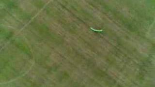 Aerial kite video: Bullet powerkite