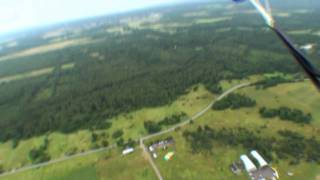 First jump with parachute. Tandem jumps in Estonia.