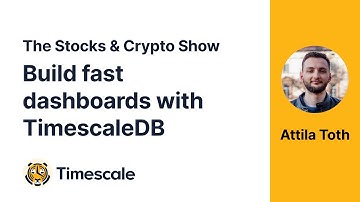 Stocks & Crypto SQL show #3: Build fast dashboards with TimescaleDB (+ reduce storage costs)