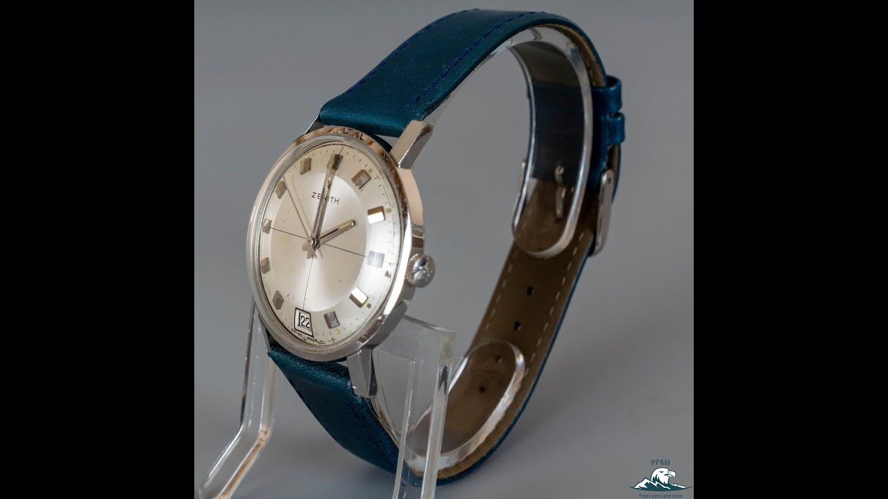 1960s Zenith Pie Pan Dial Cal. 2542C HandWinding 17 Jewels YouTube