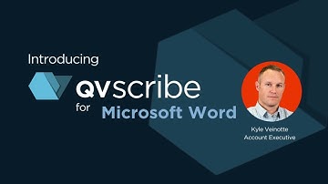Introducing QVscribe for Word