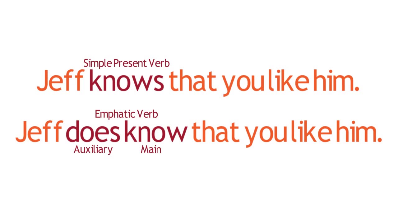 Lesson 03 The Emphatic Verb Form YouTube