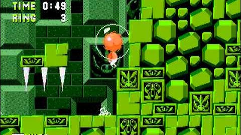 Sonic Remastered V2 (Sega Genesis Hack) (Tails) Gameplay Part 4 (Labyrinth Zone)