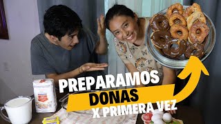 PREPARANDO donas POR PRIMERA vez