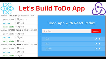 Build a Todo List App with React Redux