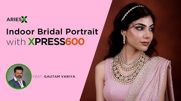 How to photograph Indian Brides | Bridal Portraits with Gautam Variya featuring AriesX Xpress 600