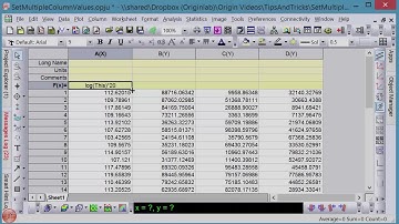 Set Multiple Column Values