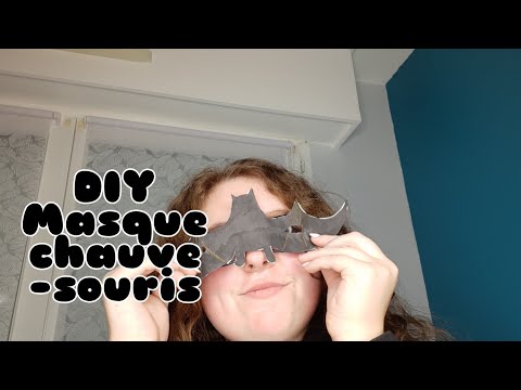 DIY : comment faire un masque chauve-souris 🎃
