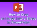 How to Crop an Image Into a Shape in PowerPoint