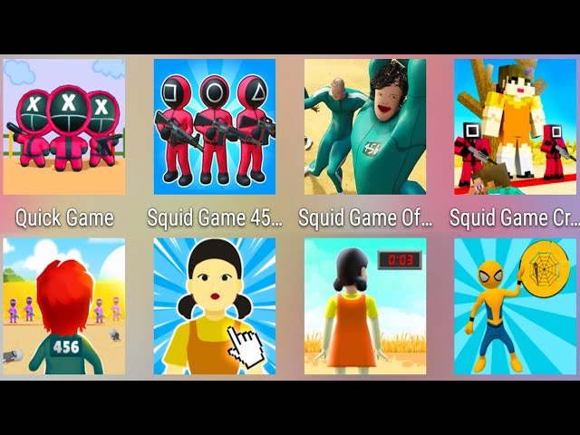 Squid Game 456,Squid Game Of Spoof,Squid Craft,Octopus Games,Squid Clicker 456,Superhero Squid class=