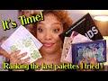 Ranking The Last Palettes I Tried! | Vol. 4