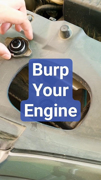 Bleeding/purging air from your engines cooling system