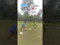 Goalkeeper reflexes challenge ⚽#shorts #goalkeeper #striker