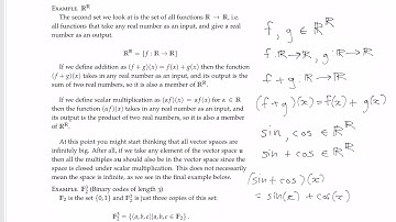 page 7 the vector space of real functions