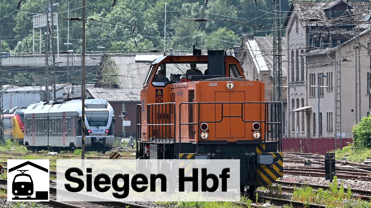 Kommen – Sehen – Siegen: Zugbetrieb im Hauptbahnhof Siegen