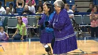 Inupiaq Eskimos from Anaktuvuk Pass dancing in Fairbanks