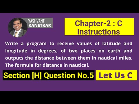 Write a program to receive values of latitude and longitude in degrees || C Instructions || #LetUsC