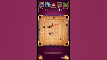 2vs2 50K Table😲 Became 1v1 carrom pool game play