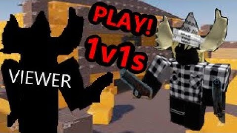 Arsenal Roblox BUT I 1v1 YOU ALL (first to 10 kills wins!) *LIVE* | ALMOST 700 SUBS!!!