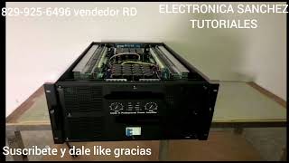 amplificador Wltratón TITAN9000 clase H. 2ch carga mínima 2ohm stable características