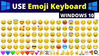 emoji keyboard ka use kaise kare laptop me | how to use emoji in pc | use emoji in windows 10 screenshot 2