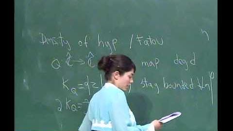 Workshop on Low-Dimensional Dynamics - Sofia Trejo