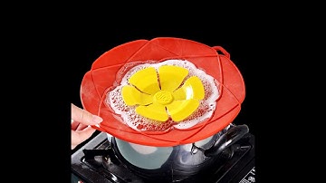 Silicone Spill Stopper Lid Demo