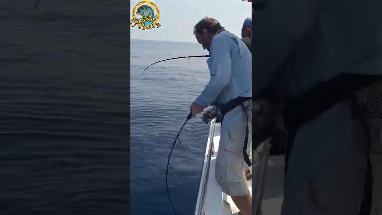 Massive giant trevally fight | ANDAMAN GAME FISHING | #shorts