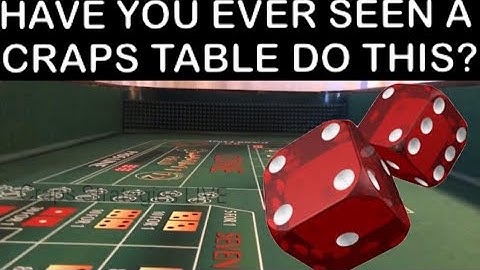 Can Your Craps Table Do This? A Unique Home Practice Craps Table 🎲 Might Be The First!