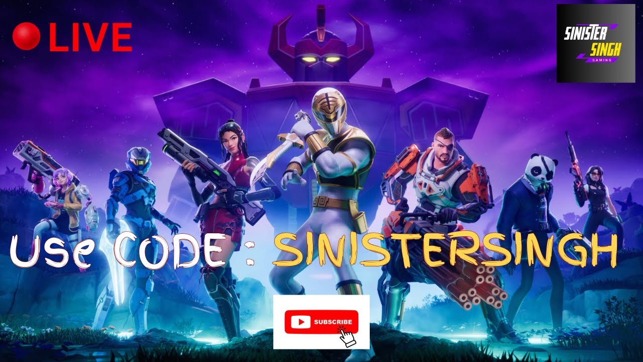 LIVE: TESTING the NEW Season 4 WEAPONS! | Sinister Singh | Fortnite LIVE Gameplay 