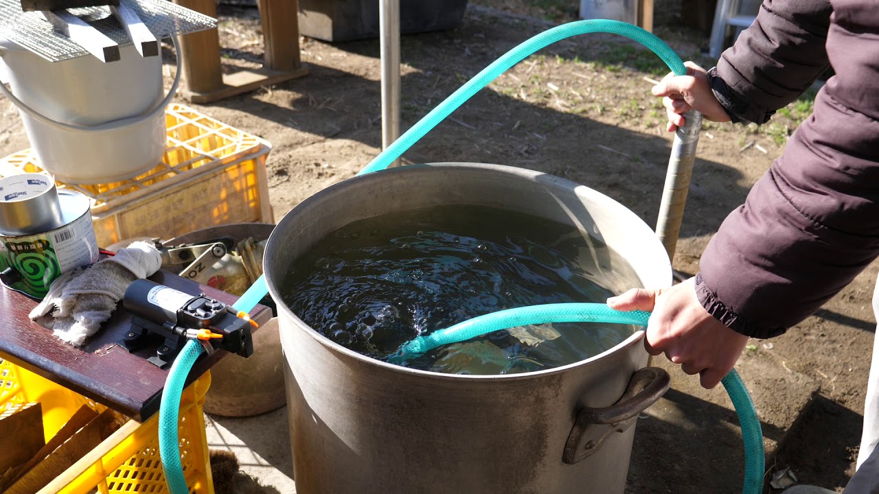 Dc12vポンプで井戸水をくみ上げる実験 Dc 12v 60w Diaphragm Pump 7m Well Youtube