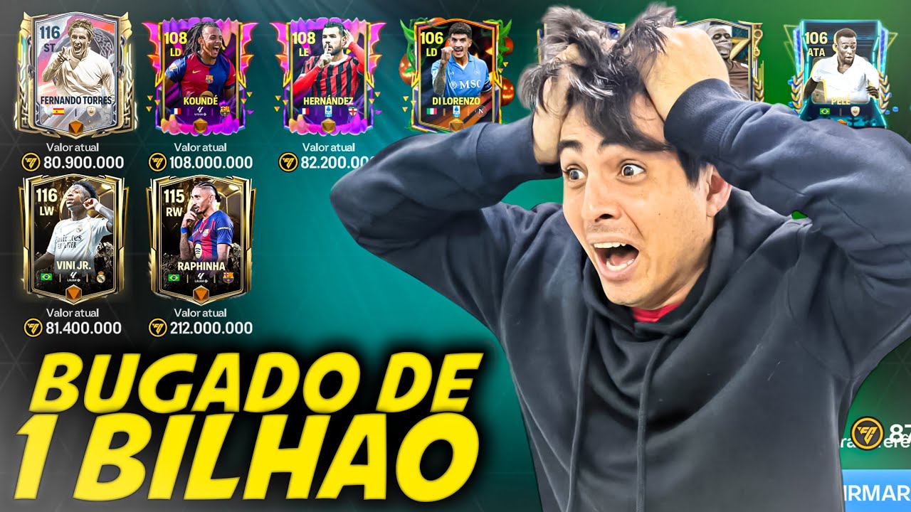 MONTEI UM SUPER TIME BUGADO COM 1 BILHÃO DE COINS 