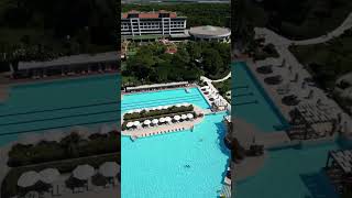 Ela Excellence Resort Belek kuş bakışı inceleyelim. #hotel #shorts