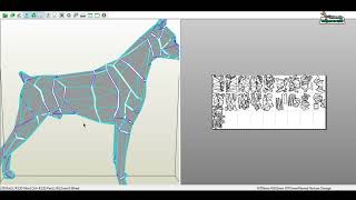 Doberman LowPoly papercraft