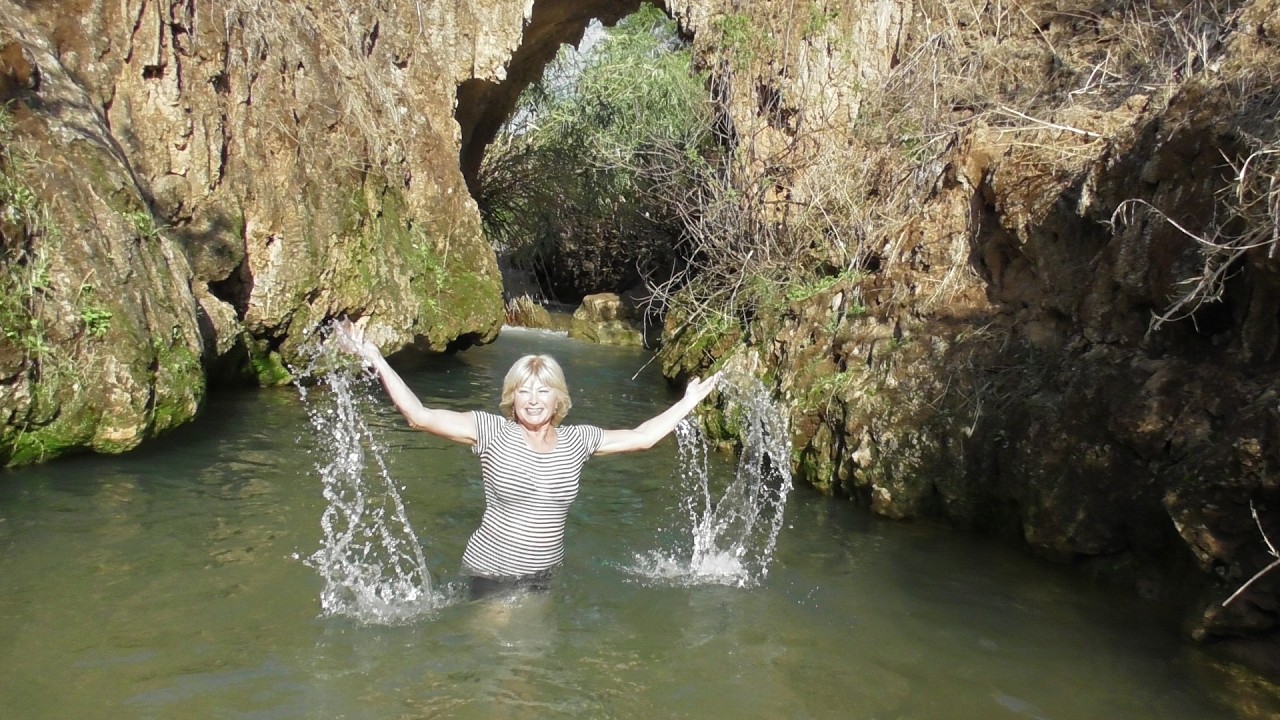 Израиль. Нахаль(ручей )Цальмон- озеро Кинерет 2ч.