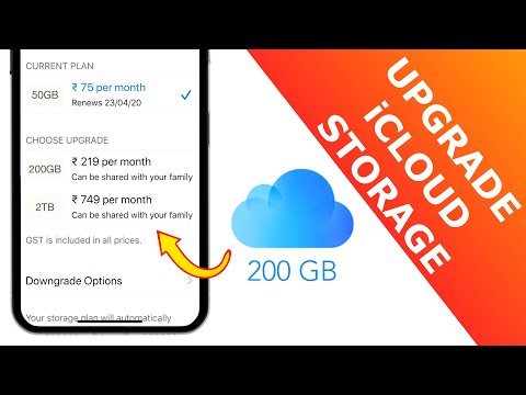 How to Upgrade iCloud Storage Plan! [2020]